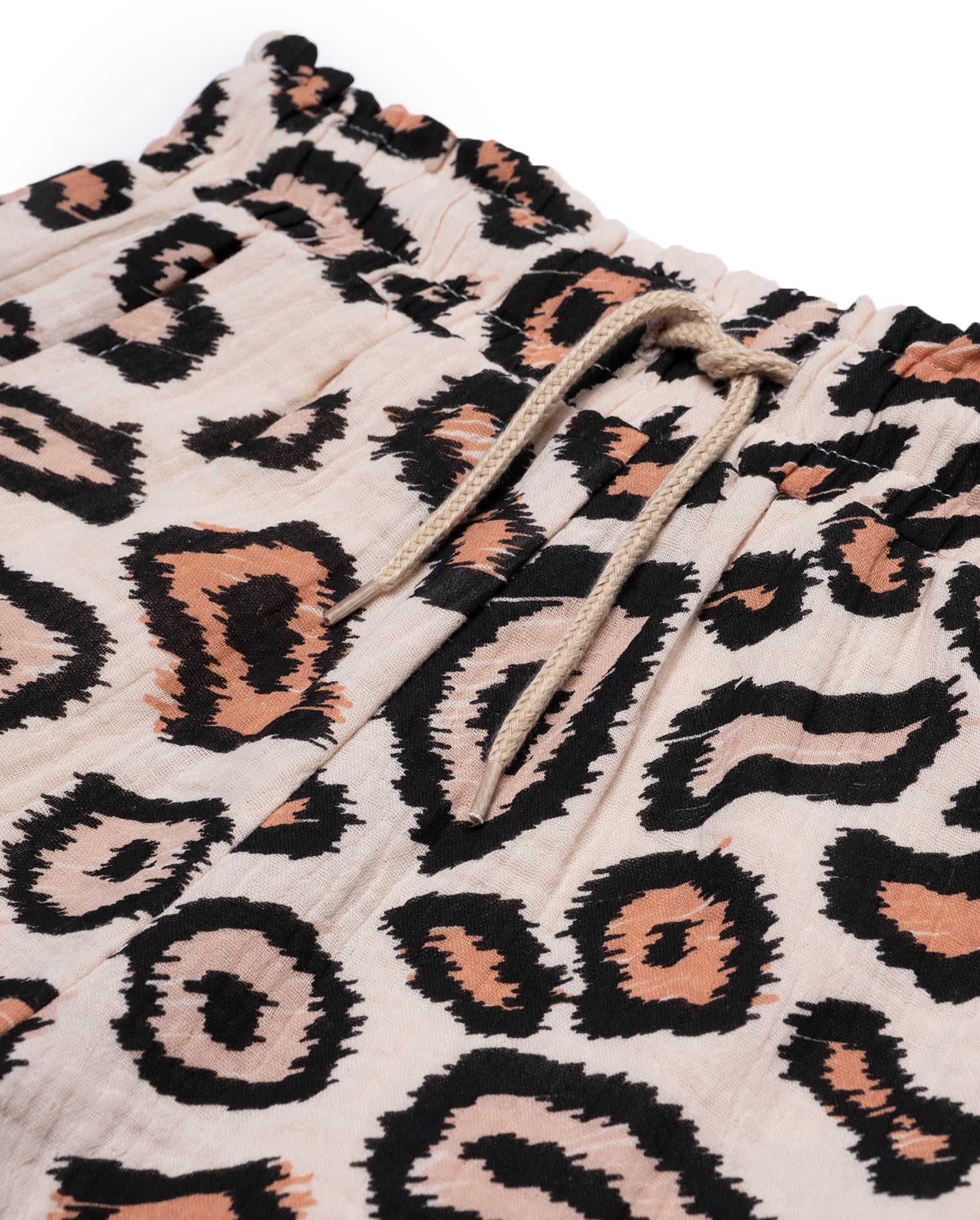 The Girls Club Digi Leopard Print Relaxed Shorts – GREY + WILD