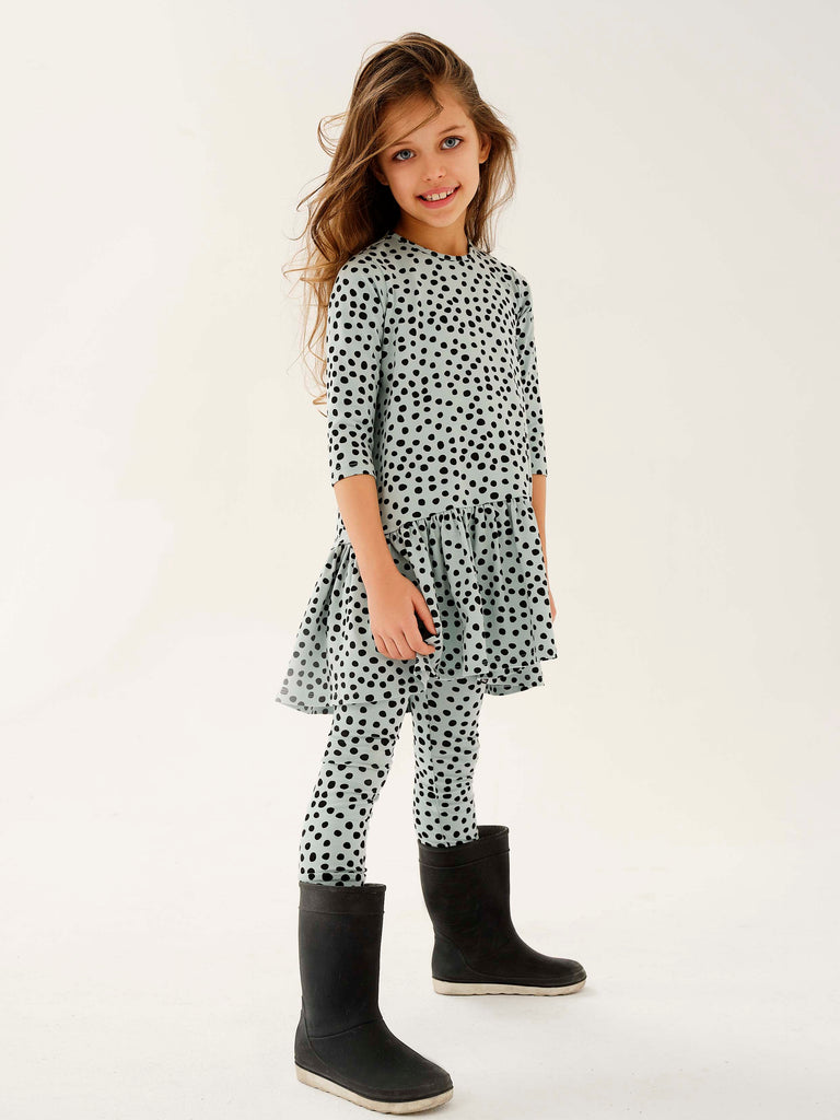 KUKUKID Pistachio Dots Leggings – GREY + WILD